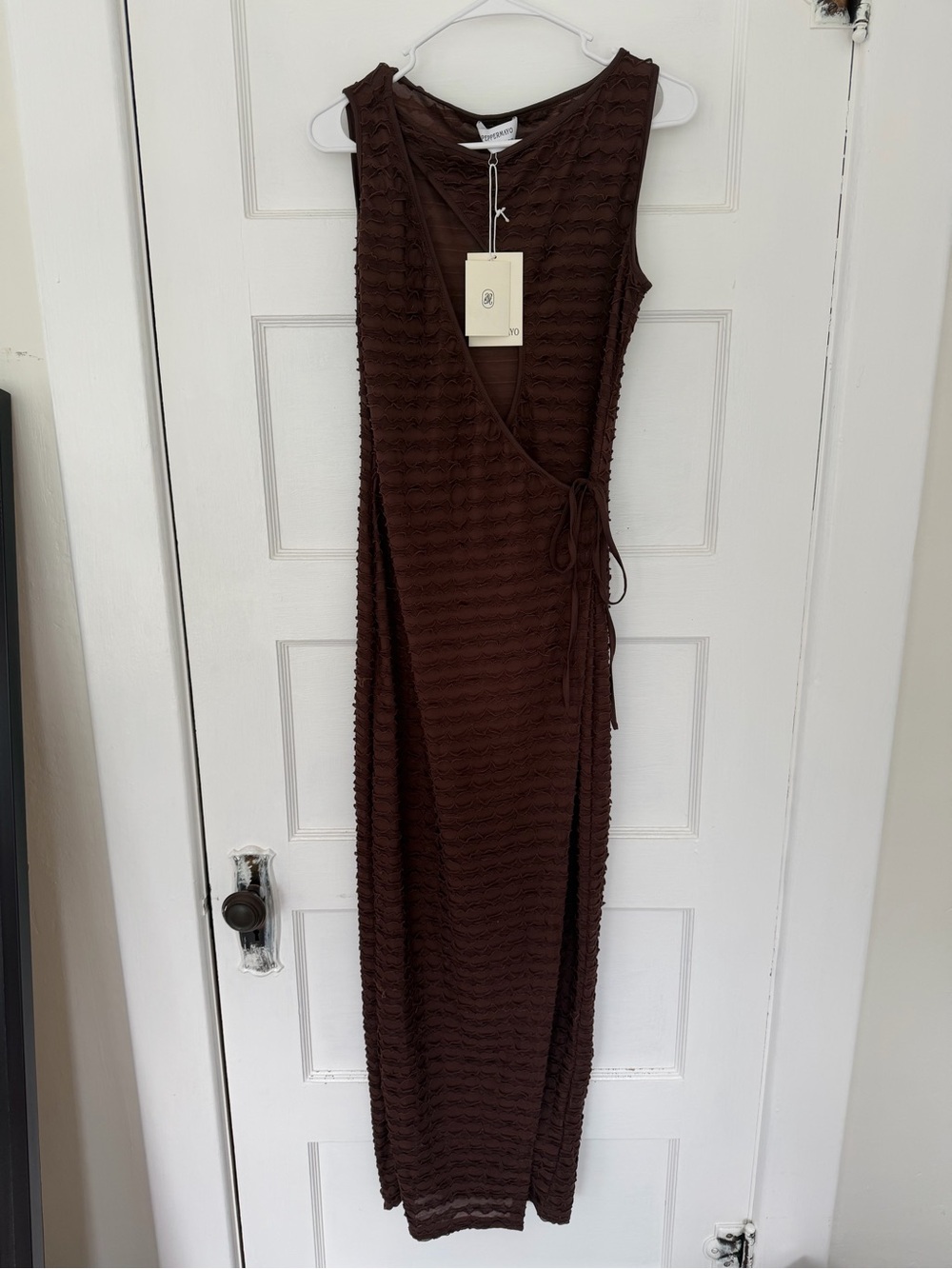 NWT Peppermayo Sterling Wrap Maxi Dress